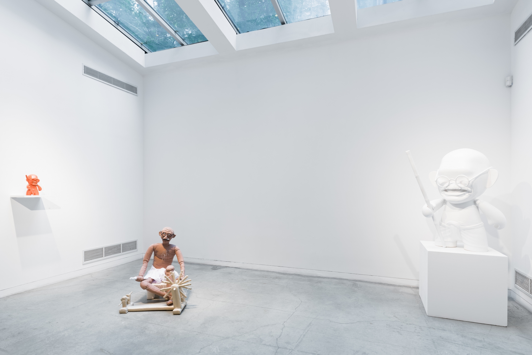 Installation View,&nbsp;Inappropriated: The Toy Gandhi