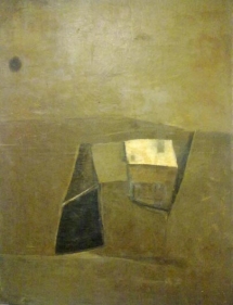 Ram Kumar UNTITLED ABSTRACT 1962 Oil on canvas 45 x 33 in.