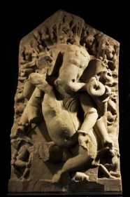 Dancing Ganesha Central India c. 11th century Sandstone Height: 39.5 in.