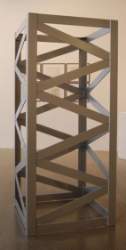Rasheed Araeen Second Structure 1966-67 Steel, paint 72 x 32 x 32 in.