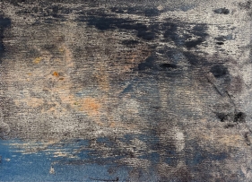 Nitin Mukul  River's Edge, 2019  Unique viscosity monoprint  11 x 15 in