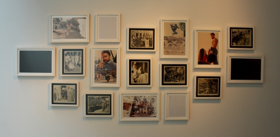 Abdullah M. I. Syed Block-busters Installation Needle tool on found photographs of Lollywood movies and found original studio photographs of Hollywood movie, Julius Caesar and photographic digital prints Various photographs and prints sizes (unframed): Minimum (8 x 10 inches), Maximum (10 x 15 inches) 2013